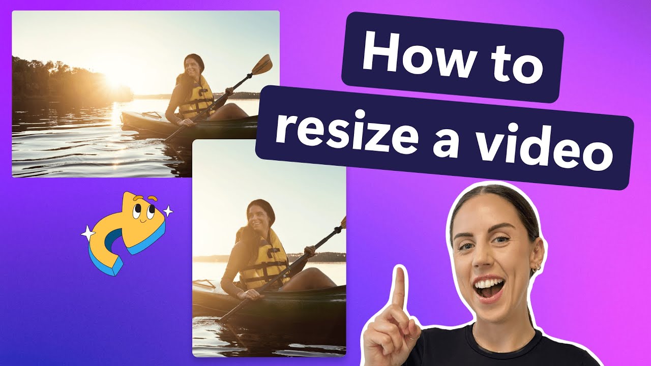 How to resize a video  YouTube