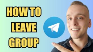 How To Leave a Group  Telegram  YouTube