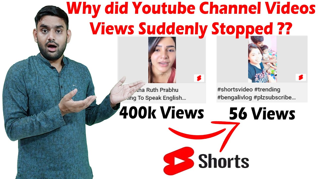 Why Did Youtube Shorts Videos Views suddenly Stop  How to Increase