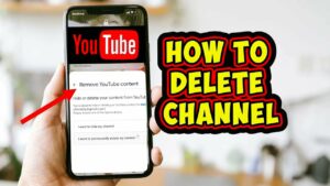 how to delete YouTube channel 2023  Delete your youtube content  YouTube