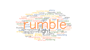 RUMBLE Synonyms and Related Words What is Another Word for RUMBLE