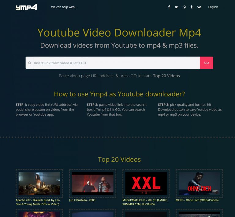 Ymp4download  new cool Youtube to mp4 downloader  mp3 converter