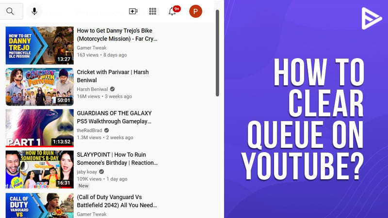 Queue On YouTube Step By Step Guide How To Clear Queue