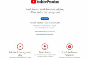 YouTube premium How to add and change payment methods