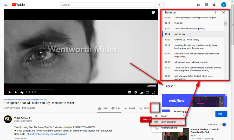 Two Free and Foolproof Methods for YouTube Transcript Download